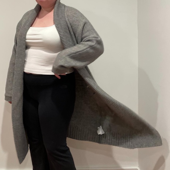 GAP Sweaters - long cozy grey knit sweater from Gap